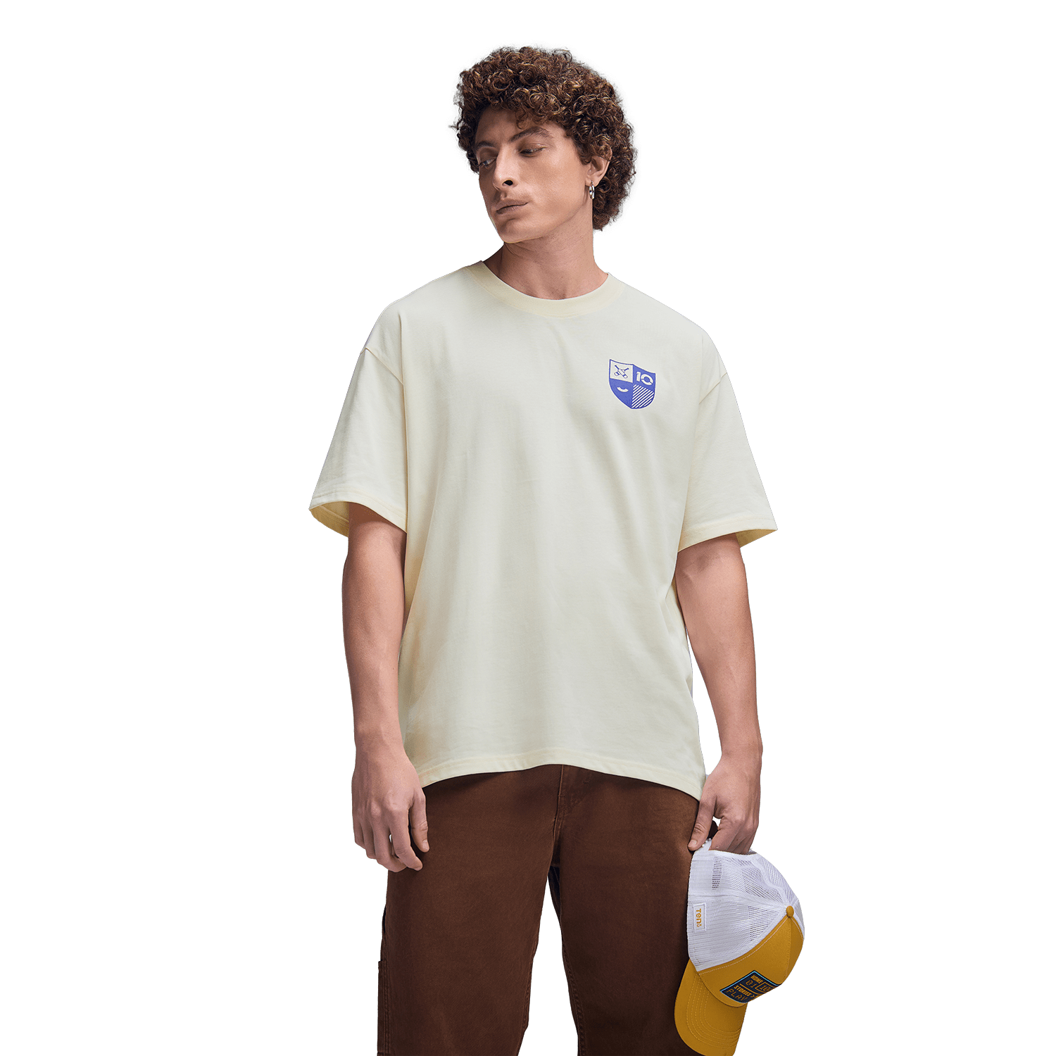 Men's Street Sports Oversized T-Shirt – Vanilla Ice | Ten x You